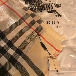 Burberry Silk Scarf